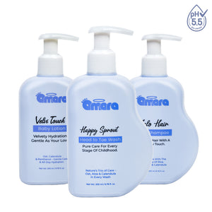 Daily Care Trio | Wash, Shampoo & Lotion